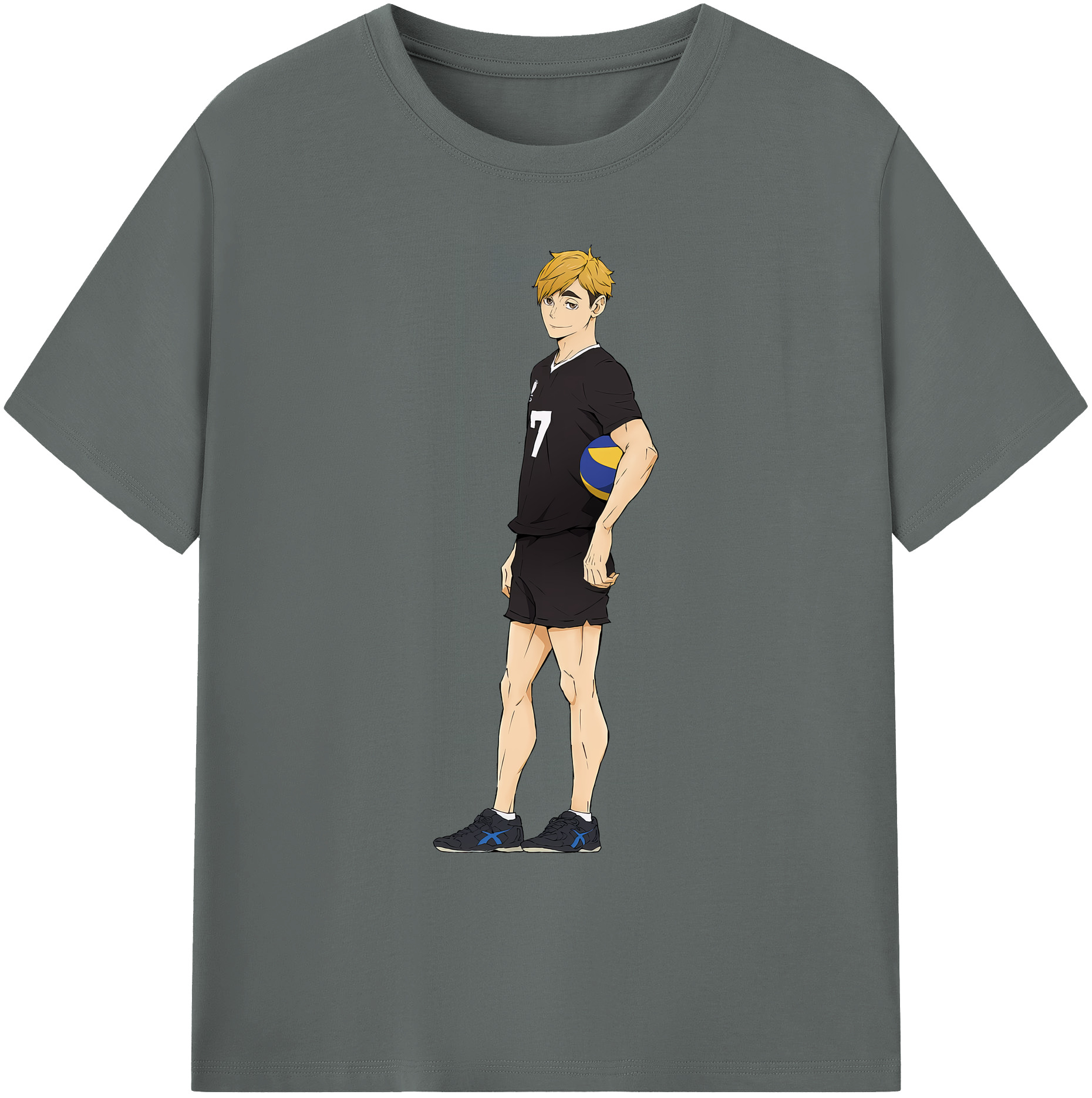 （画像用） ハイキュー!! Haikyu!! 綿100％ メンズ半袖Tシャツ｜肌触りやわらか＆通気性